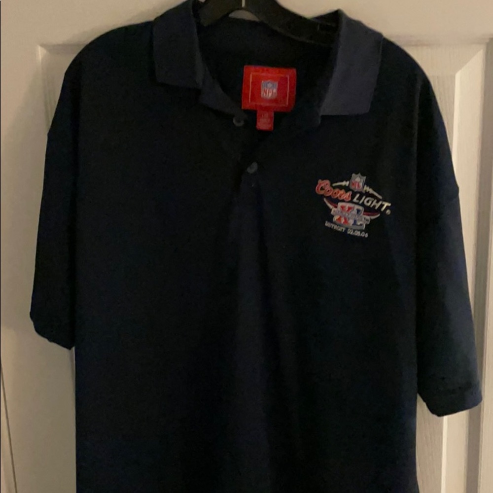 Super bowl XL coors  light polo